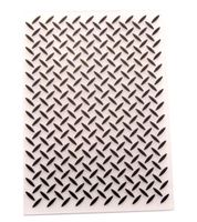 Prägeschablone Nr.351, Muster, Riffelblech (Sizzix geeignet)