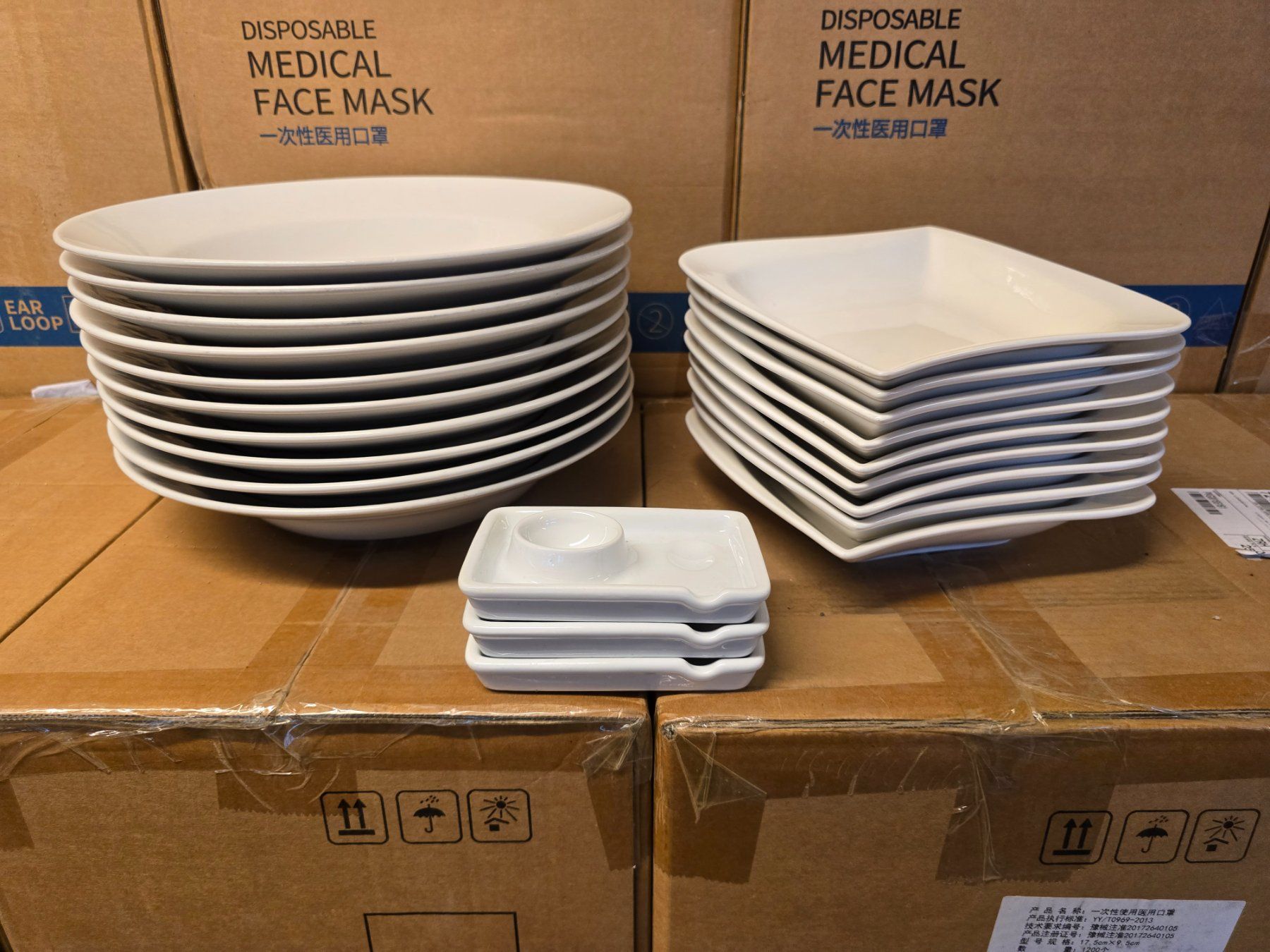 Assiettes: Posten gebrauchter weiser Teller bzw. Geschirr ab 1.- – D'occasion à KRINAU par Mio_Liqstyle 3