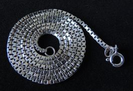 Silber 925 Venezianer Halskette 51 cm / 1,75 mm
