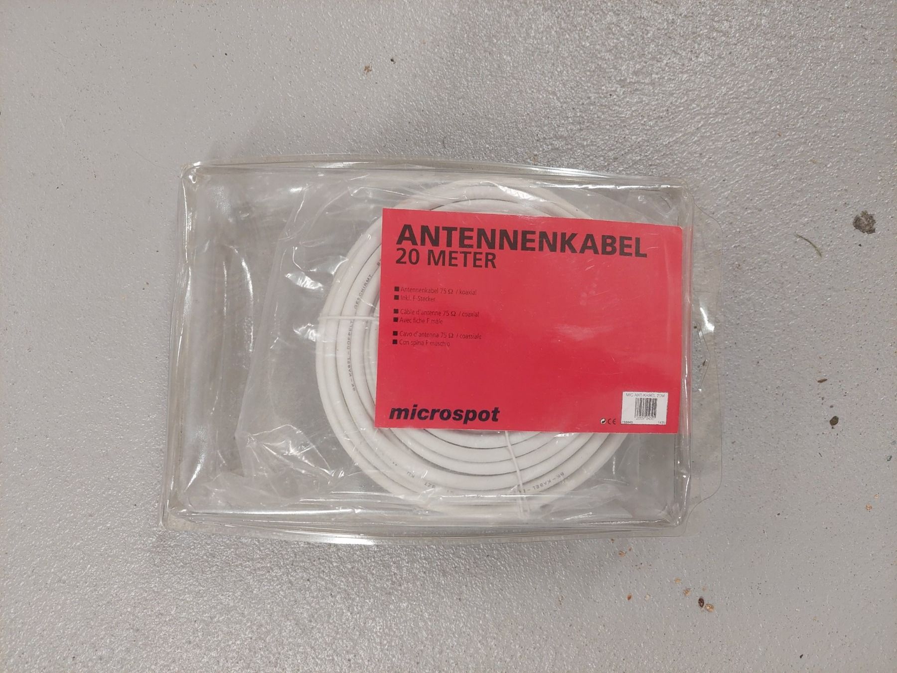 Kabel: Neu Kabel TV 20 m – Neu und originalverpackt aus Wiesendangen von troawus