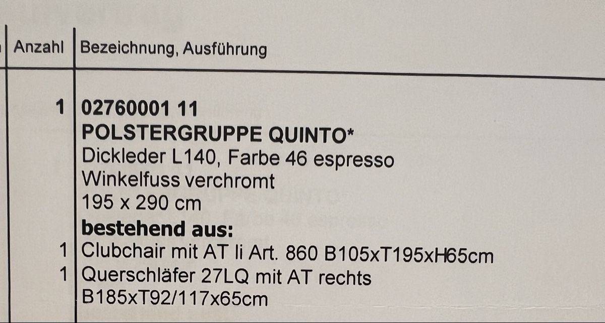 Sofas: Lederpolstergruppe - perfekt für WG oder Erstwohnung – Gebraucht aus Lufingen von RueegerR 1