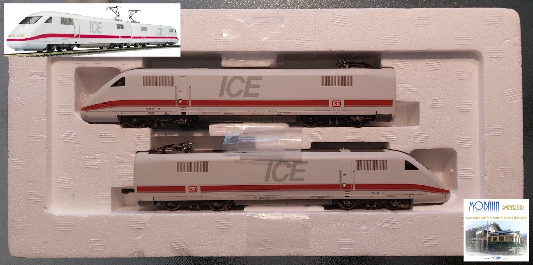 Fleischmann Modelleisenbahnen: Fleischmann 4440 - ICE 1 InterCityExpress DB - "2" – Gebraucht aus Rotkreuz von MOBAHN-1zu87 1