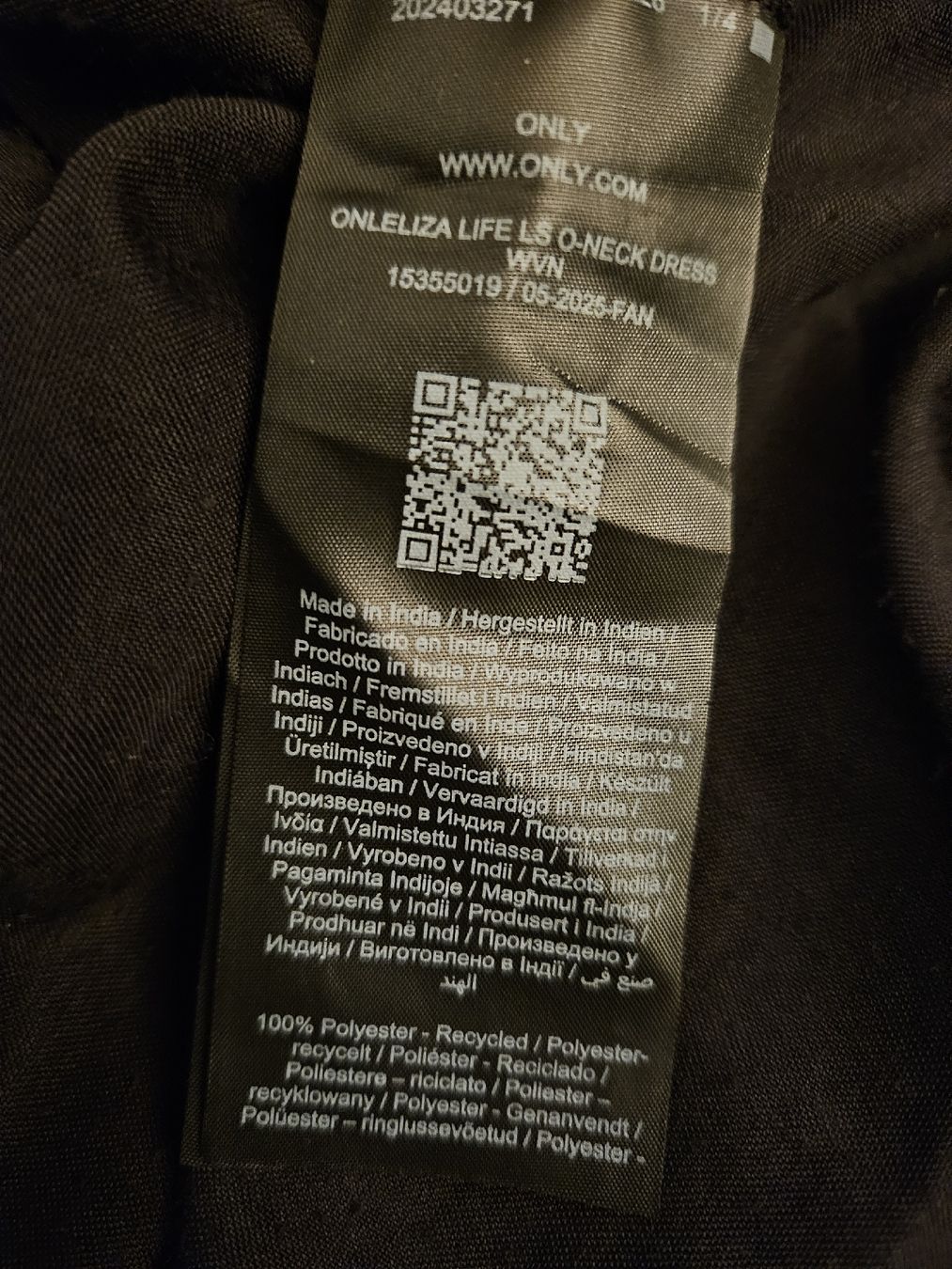 Only Vestiti: Only Kleid, Grösse L, Blumenmuster schwarz – Nuovo (secondo la descrizione) da Anwil venduto da tamoos 5