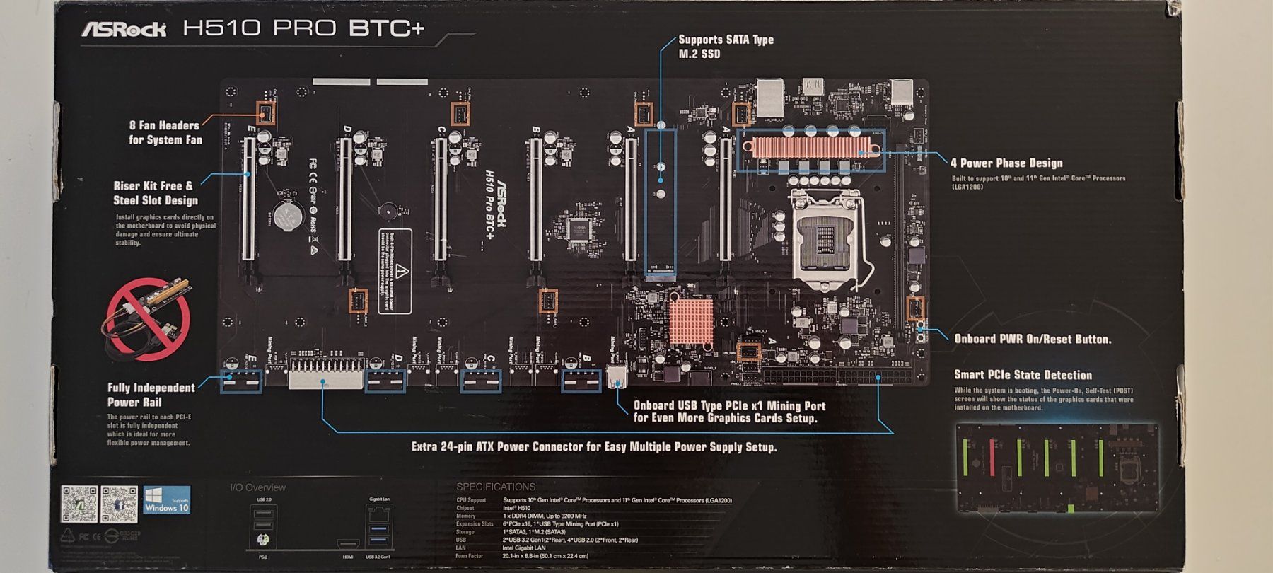 Asrock Mainboards: Mainboard ASRock H510 PRO BTC+ – Neu und originalverpackt aus Chur von bomafu 3