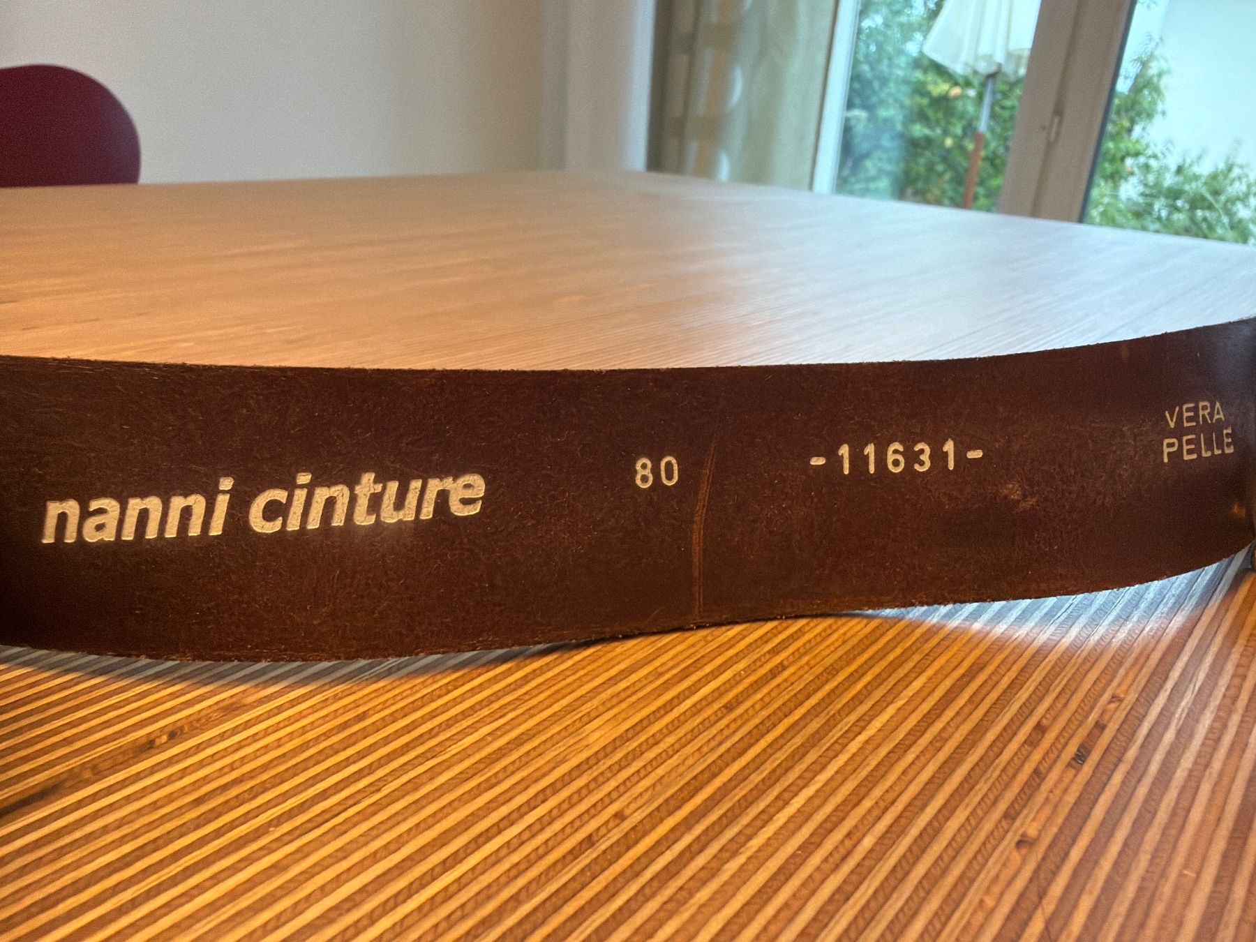 Gürtel: Lederguer mit Schmuck-Schnalle – Gebraucht aus Wallisellen von pizpalue01 2