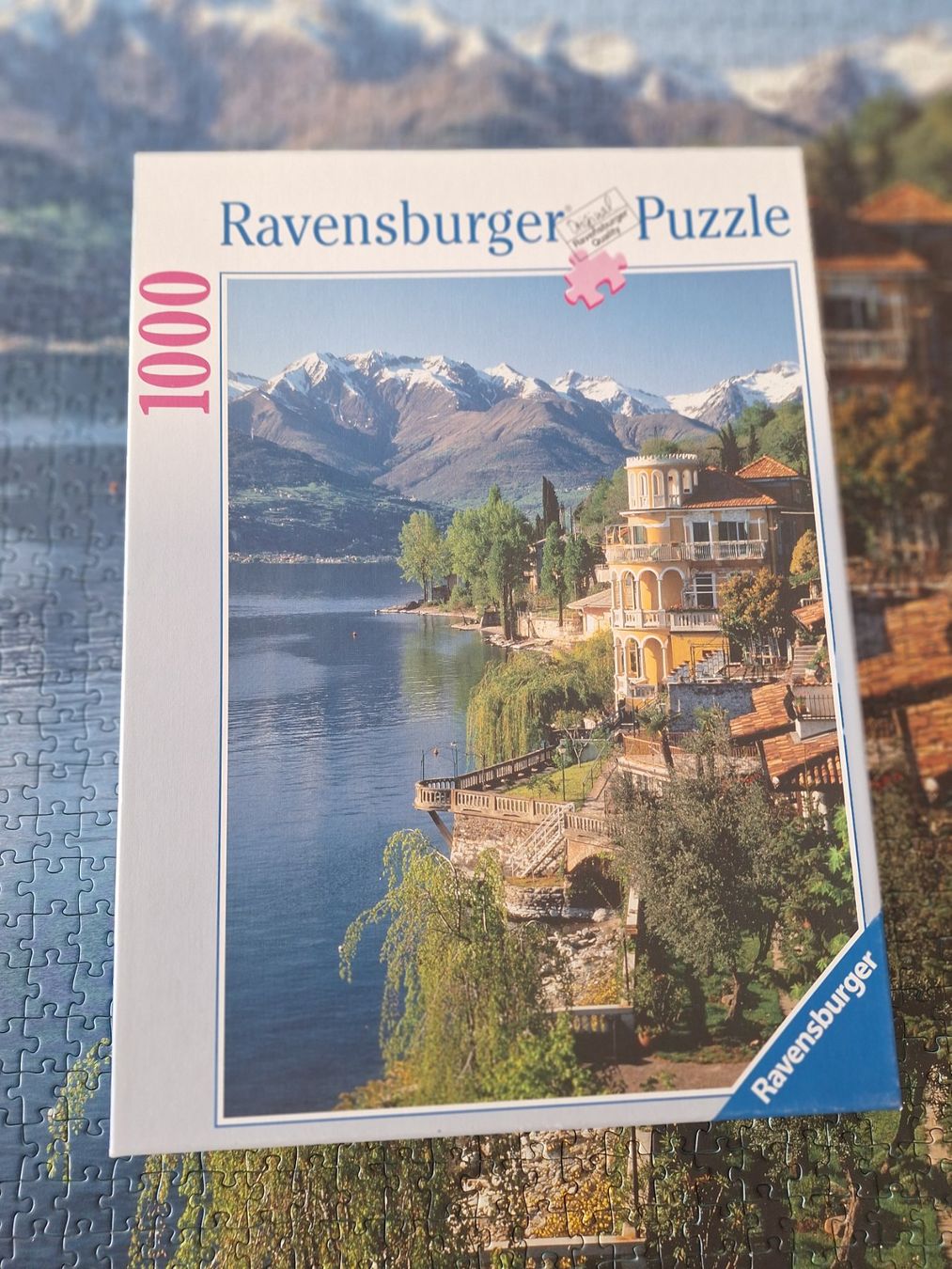 Ravensburger Puzzle: Ravensburger Puzzle  " CORENNO PLINIO AM COMER SEE " Schweiz – Usato da Dornach venduto da kurtbahn 1