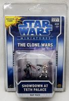 STAR WARS MINIATURE CLONE WARS SHOWDOWN TETH PALACE MAP PACK