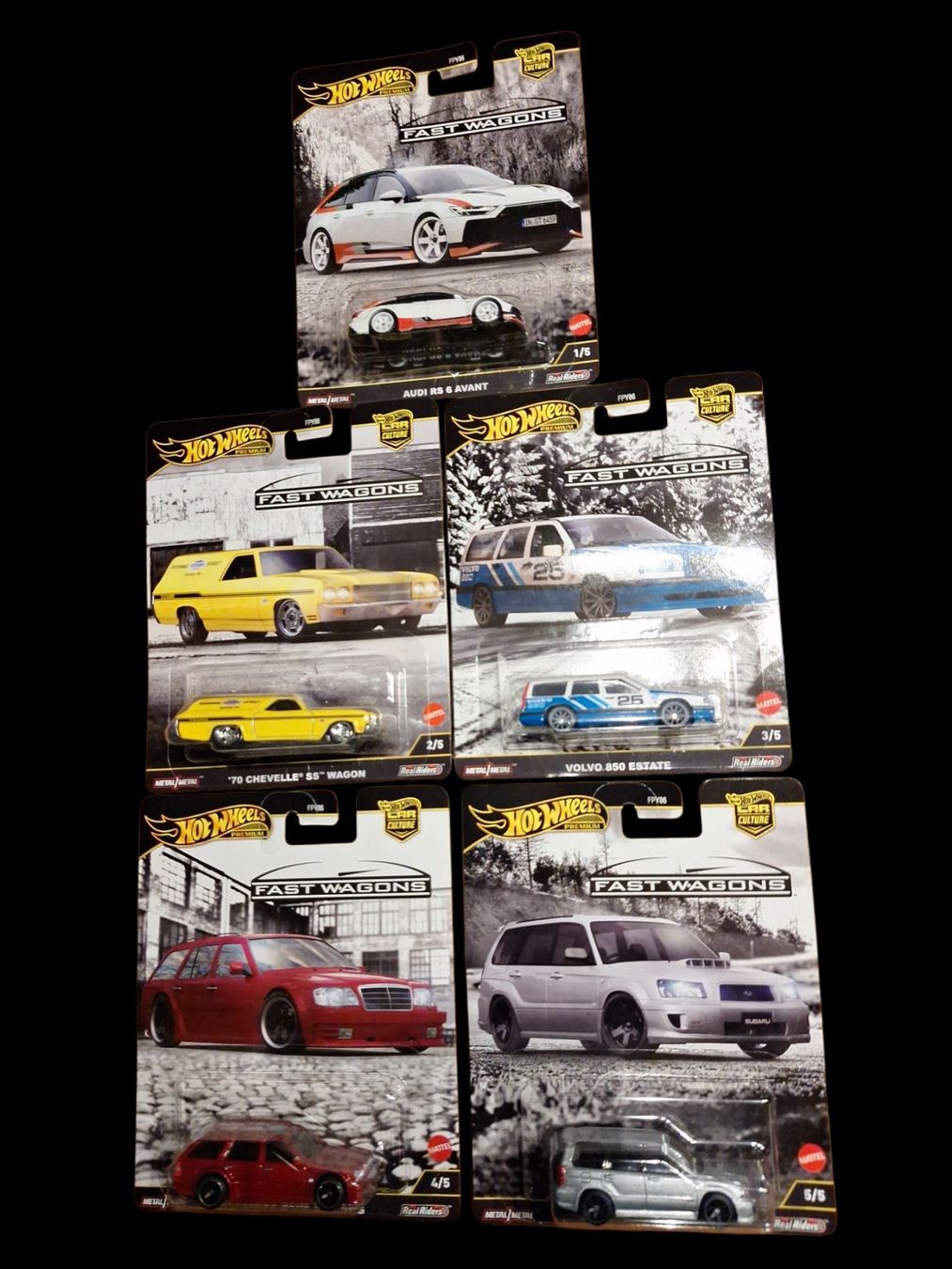 Hot Wheels Modellini d'auto: Komplettes Set Hot Wheels Premium Fast Wagons 2025 – Nuovo e nell'imballaggio originale da Adlikon venduto da Mmartin0
