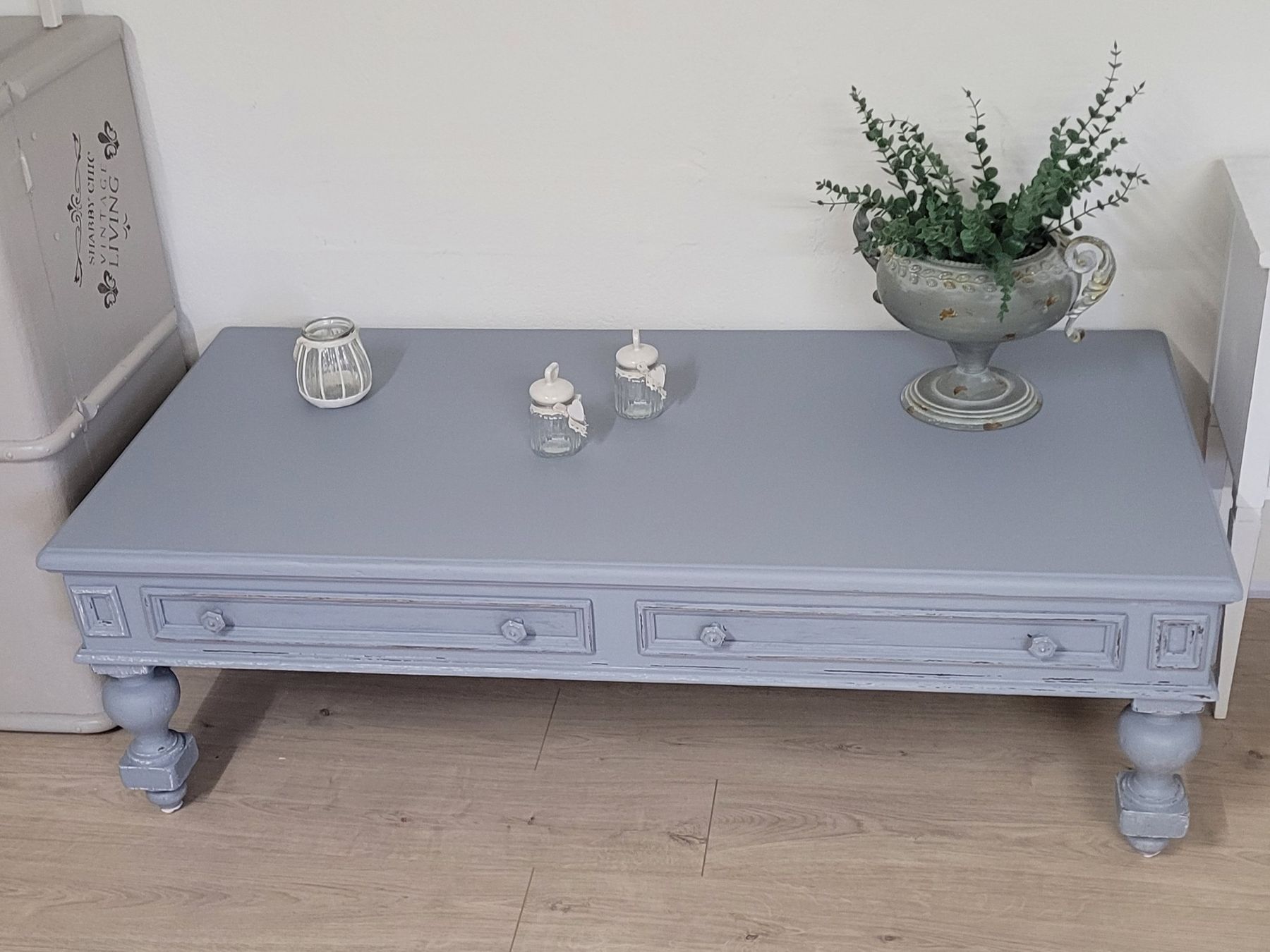 Tische: Couchtisch grau Shabby Chic – Gebraucht aus Elgg von Limone2018 5