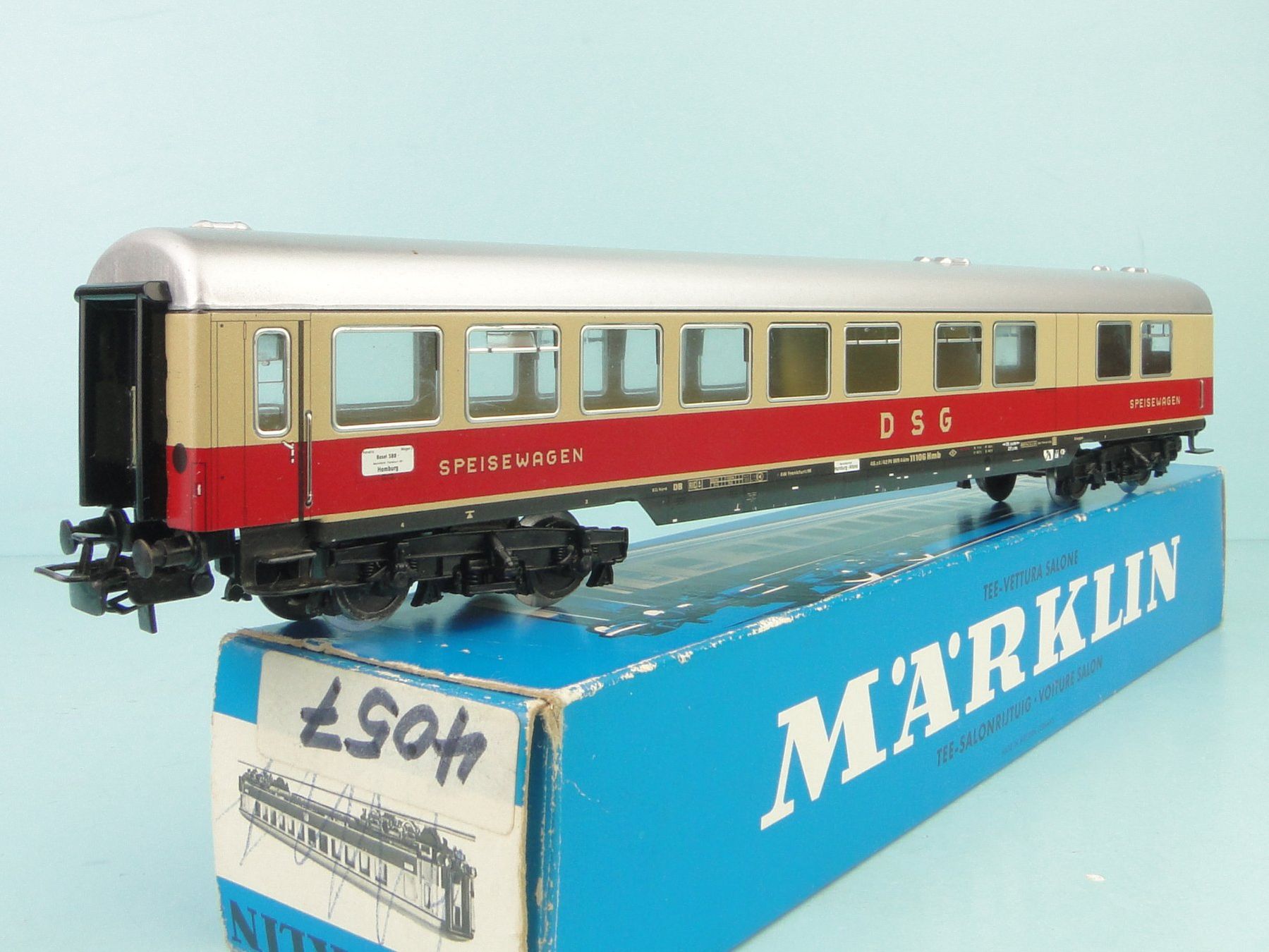 Märklin Trains électriques: Märklin 4057 DSG Speisewagen, Blech – D'occasion à Bülach par cann11