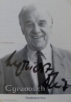 Ferdinand Dux (1920-2009) Schauspieler - Autogramm