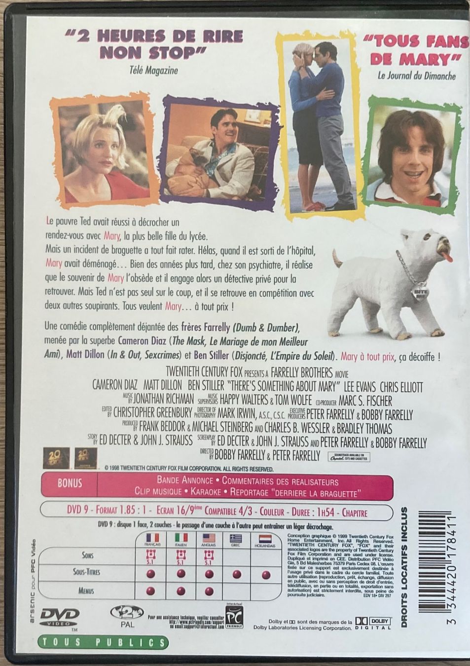 Tutti i DVDs: MARY A TOUT PRIX – Usato da Poliez-Pittet venduto da Newtown-Records 1