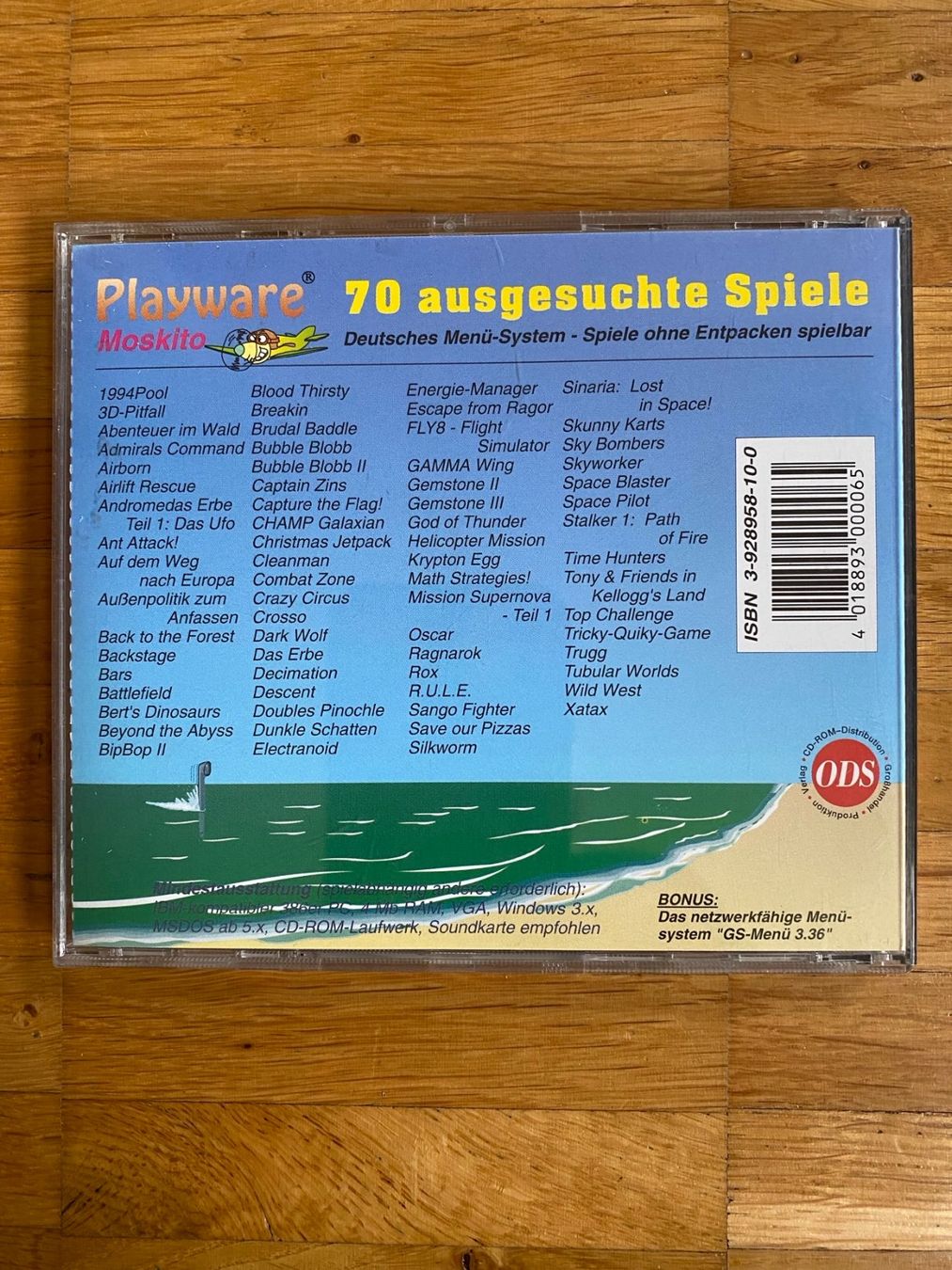 CD & DVD-Rohlinge: CD Rom Playware Moskito 70 Spiele Retro – Gebraucht aus Kastanienbaum von Muenchnerkindl1 1