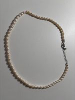 Elegante Suesswasser Perlenkette, Top Zustand, Sommer