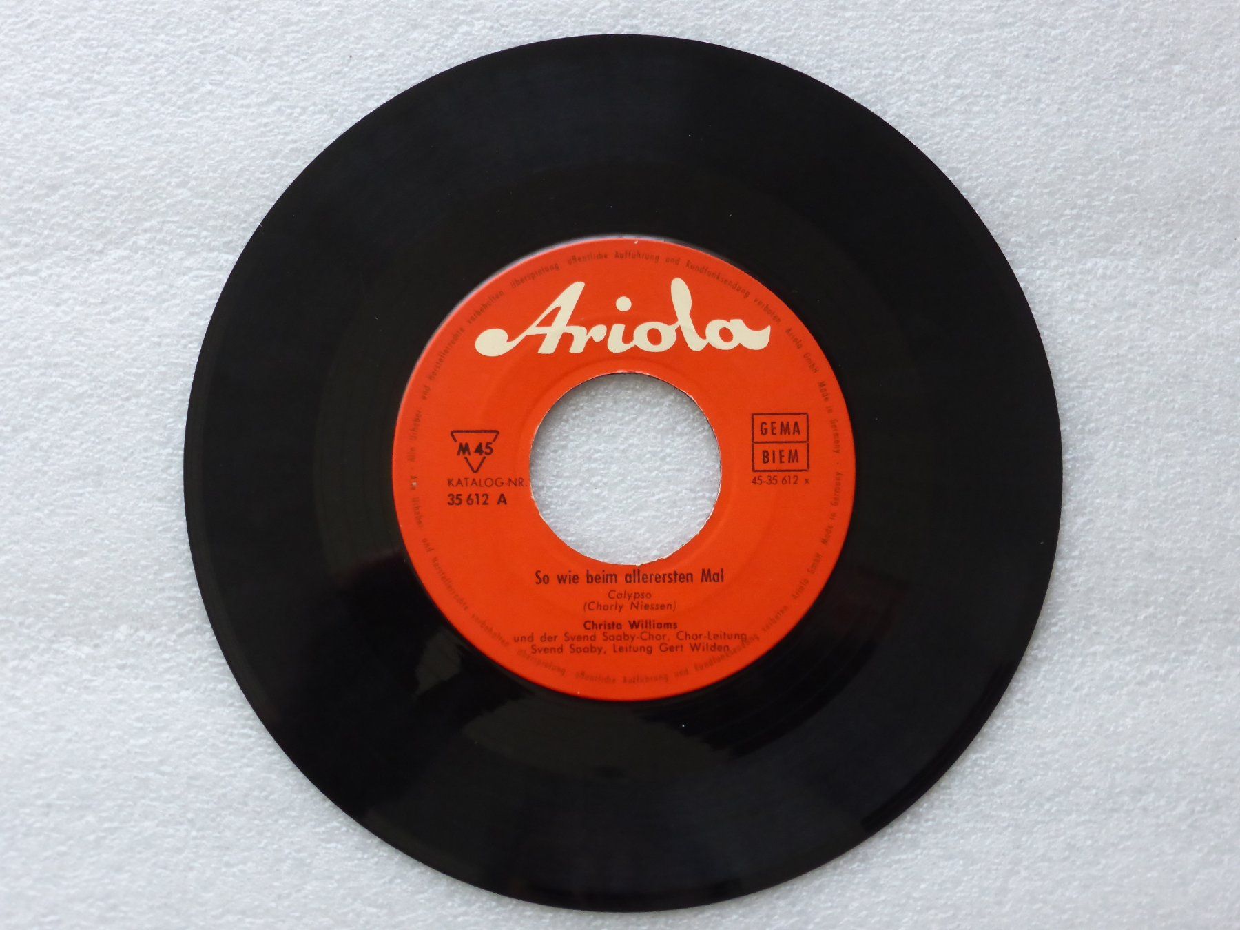 Dischi in vinile: Vinyl Single  CHRISTA WILLIAMS – Usato da Küssnacht am Rigi venduto da Mondkinder 1