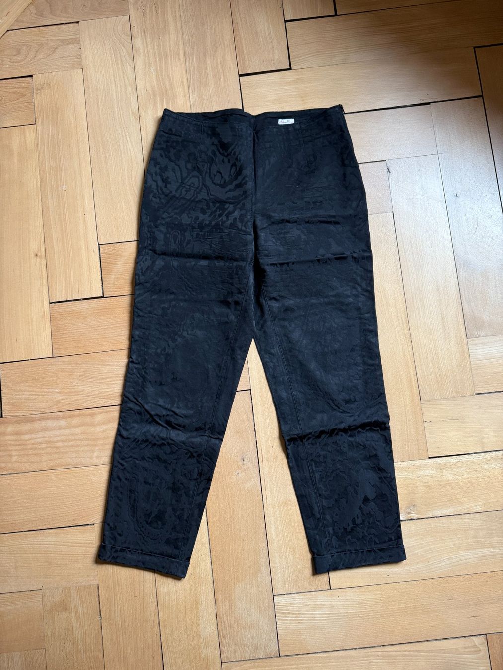 Pantaloni: VANILIA - Hose schwarz gemustert 40 – Usato da Zürich venduto da Diazaio