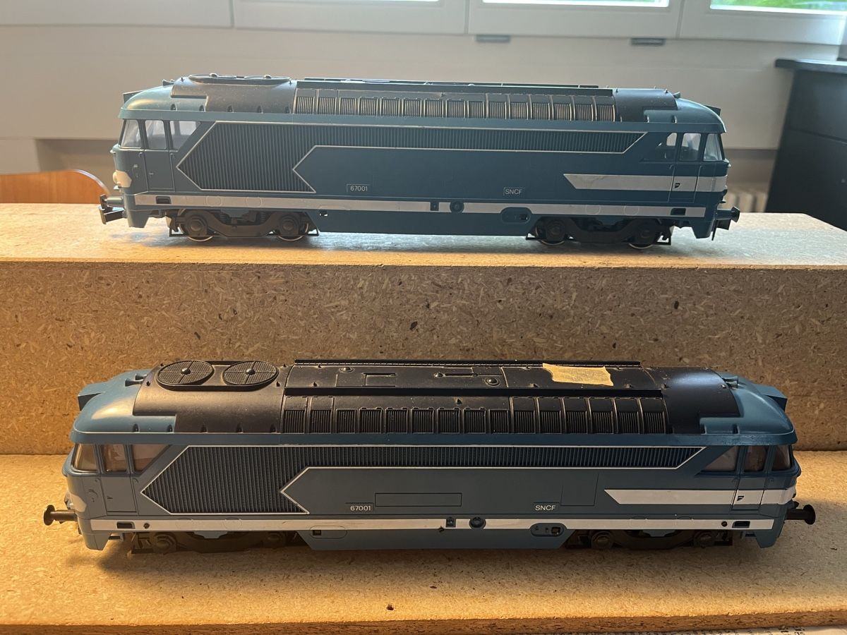 Lima Modellini di ferrovie: SNCF 67001 Spur 0 – Difettoso da Oberwil BL venduto da e24_6ft2