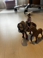 Schleich Reiterin mit Pony und Fohlen