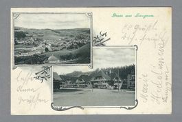 1904, LANGNAU, GRÜSS AUS