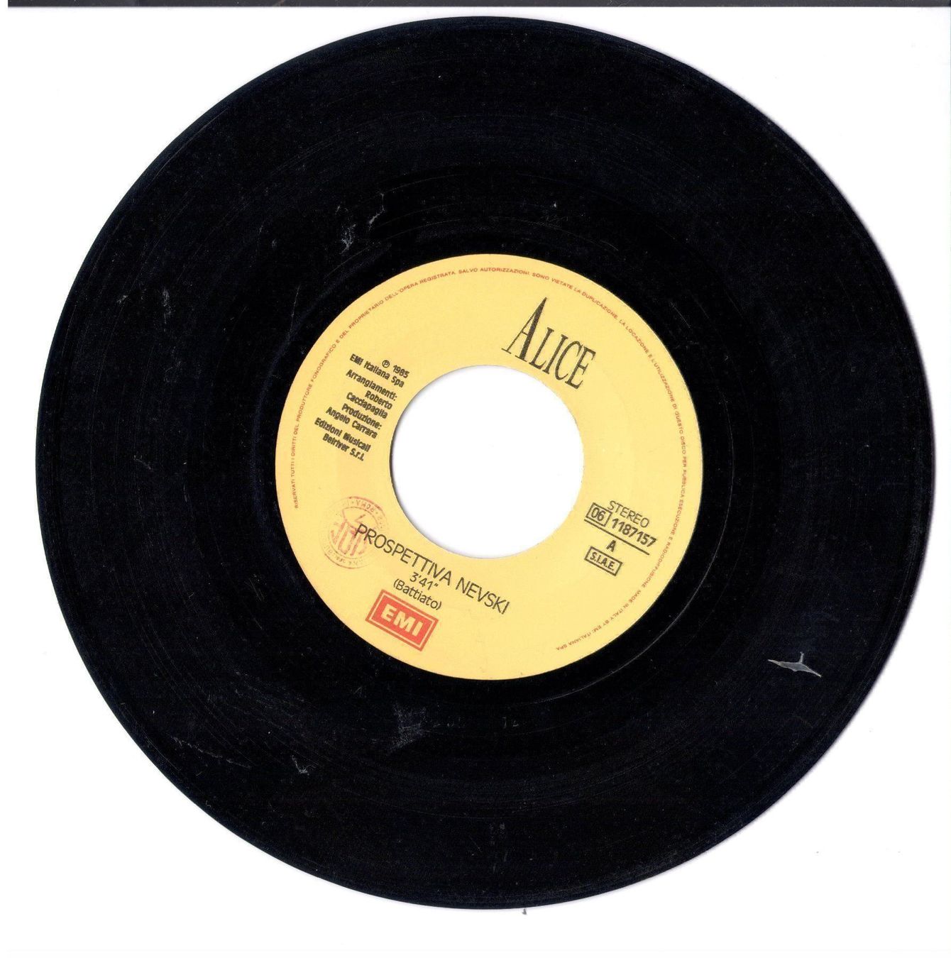 Dischi in vinile: Alice: Pospettiva Nevski – Usato da Goldach venduto da Pw1427