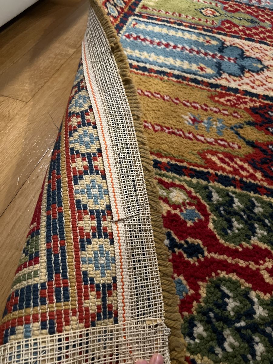 Tappeti: Handgefertigter Vintage Wollteppich – Nuovo (secondo la descrizione) da Basel venduto da SimpleE 3