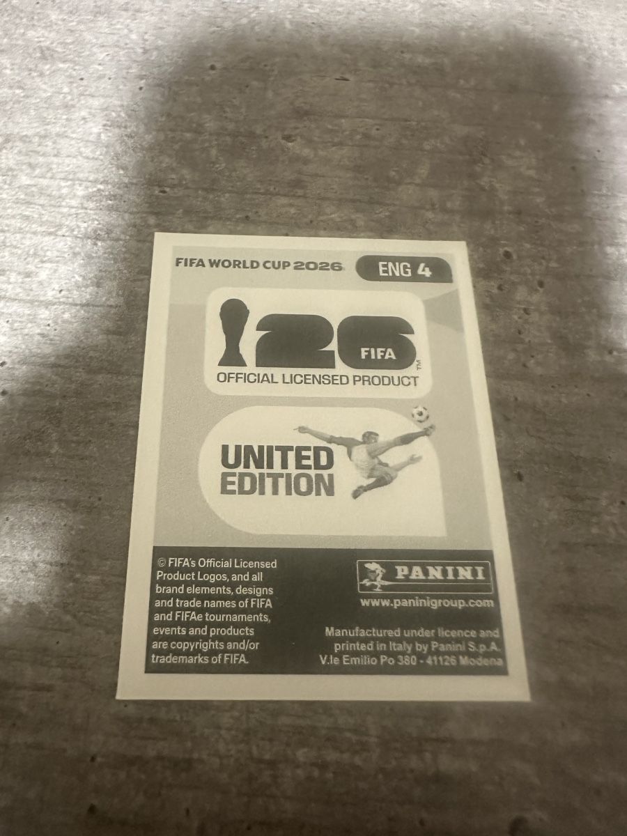 Panini Sammelbilder & Trading cards: ENG 4 , FIFA WORLD CUP 2026 PANINI  – Neu (gemäss Beschreibung) aus Frauenfeld von 1PegPeg1 1