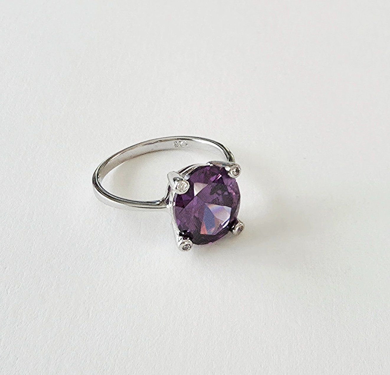 Ringe: Zeitloser Silber 925 Amethyst-Ring - Neu – Neu und originalverpackt aus Uetikon am See von Coralreef 2