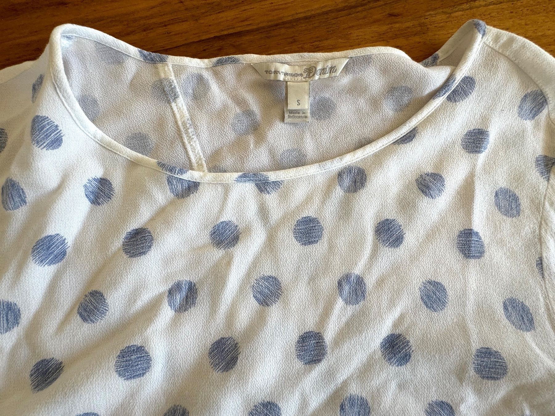 Tom Tailor Camicette: TOM TAILOR Bluse Blusenshirt mit Punkten, Grösse S – Usato da Meiringen venduto da tonicandgin 2