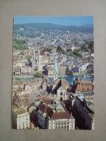 Zürich Flugaufnahme Partie Fraumünster Grossmünster