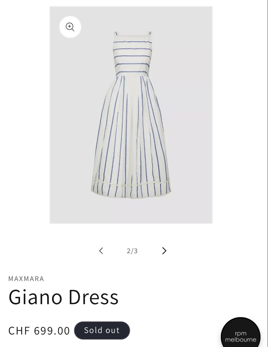Max Mara Robes: Max Mara robe neuve taille 34 – Neuf avec emballage d'origine à Gland par TallyEva 4