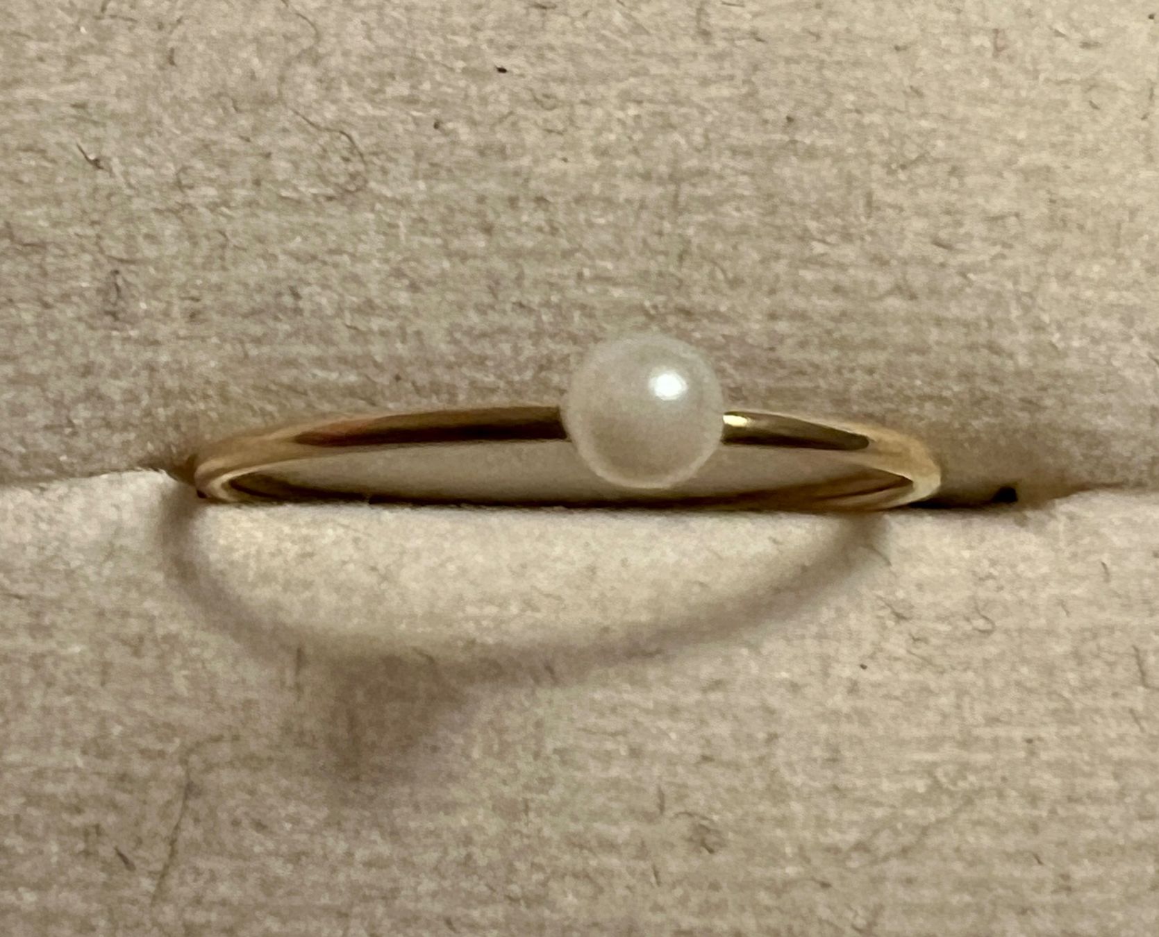 Ringe: Gold-Ring 18 K mit Perle – Gebraucht aus Chur von Penting1935 2