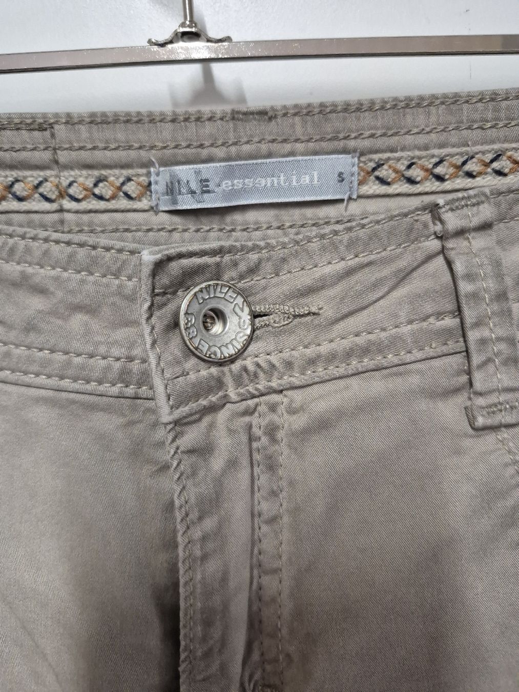 Nile Pantaloni: NILE Hose Stretch Gr.S braun, elegant, bequem – Usato da Merligen venduto da muss_haben 3