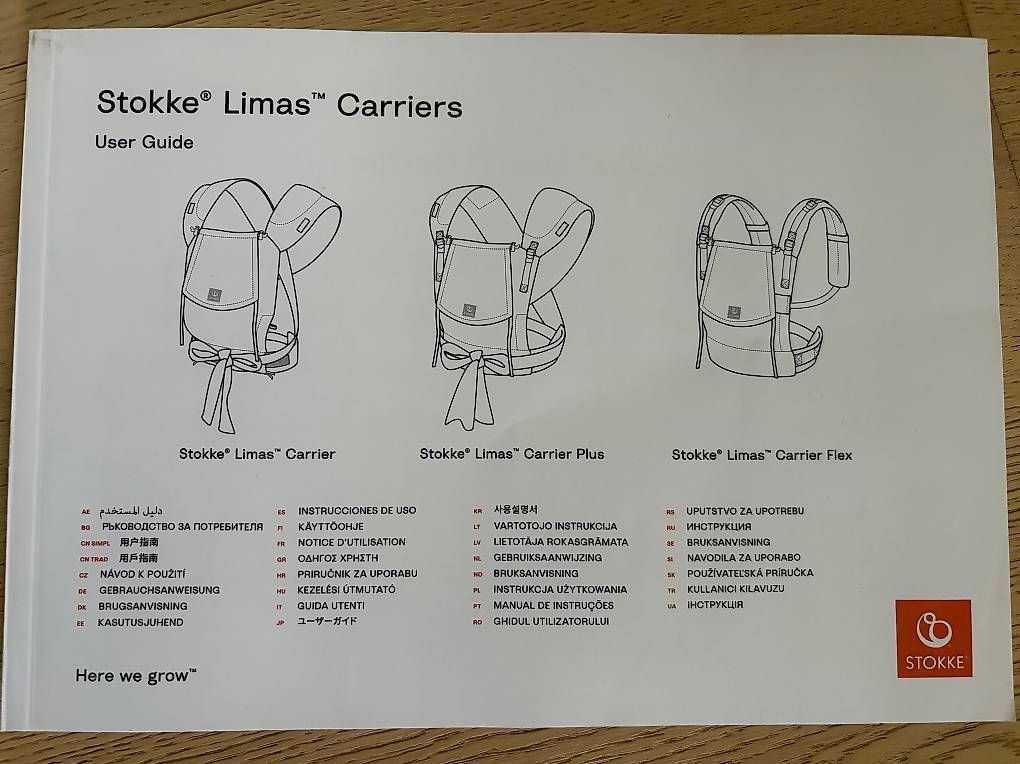 Stokke Marsupi portabebè: Stokke Limas Flex Babytrage – Usato da Buchs AG venduto da acrobatse 1