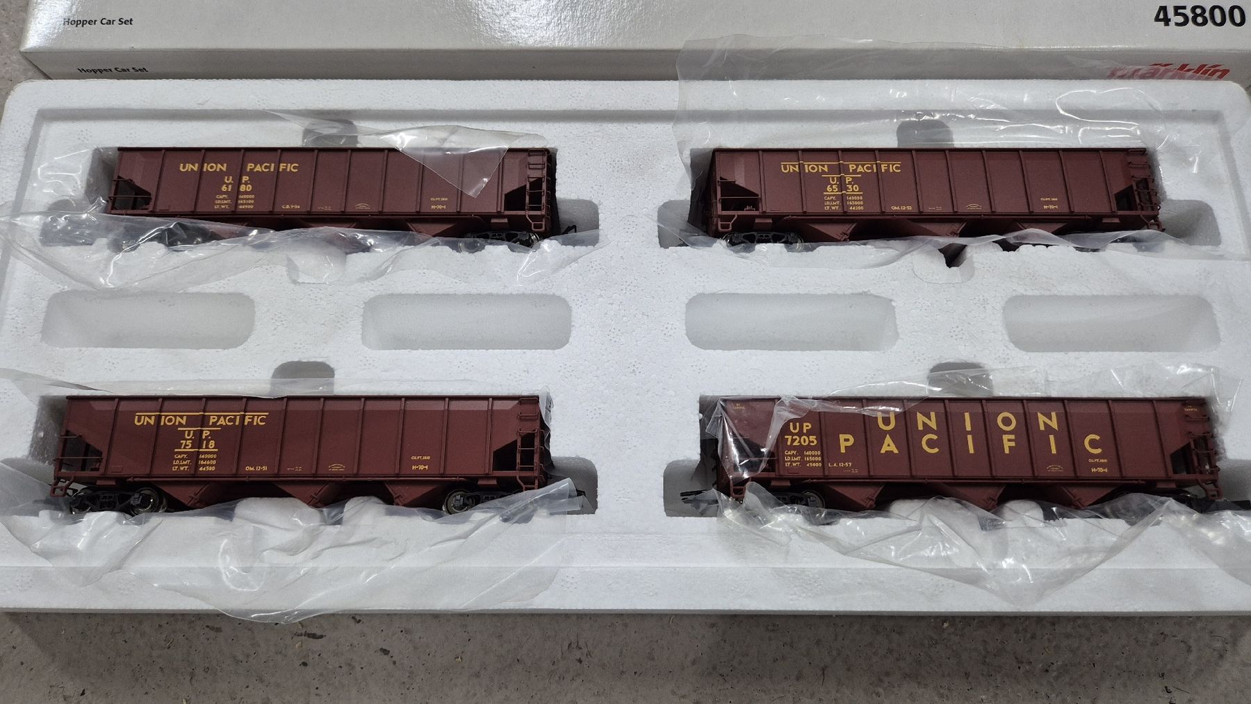 Märklin Modellini di ferrovie: Union Pacific Hopper Car Set – Nuovo (secondo la descrizione) da Münsingen venduto da hausbootli