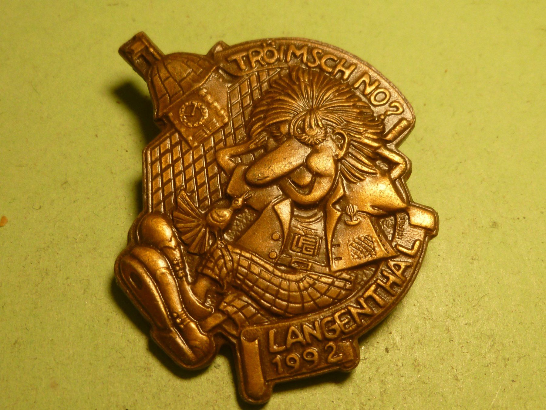 Placchette & Badge: LANGENTHAL 1992 BRONZE – Usato da Ried (Muotathal) venduto da Mandarin02