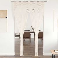 vidaXL Makramee Vorhang 140Ã—240 cm Baumwolle