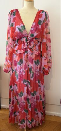 Robe de soirée/cocktail fleurie
