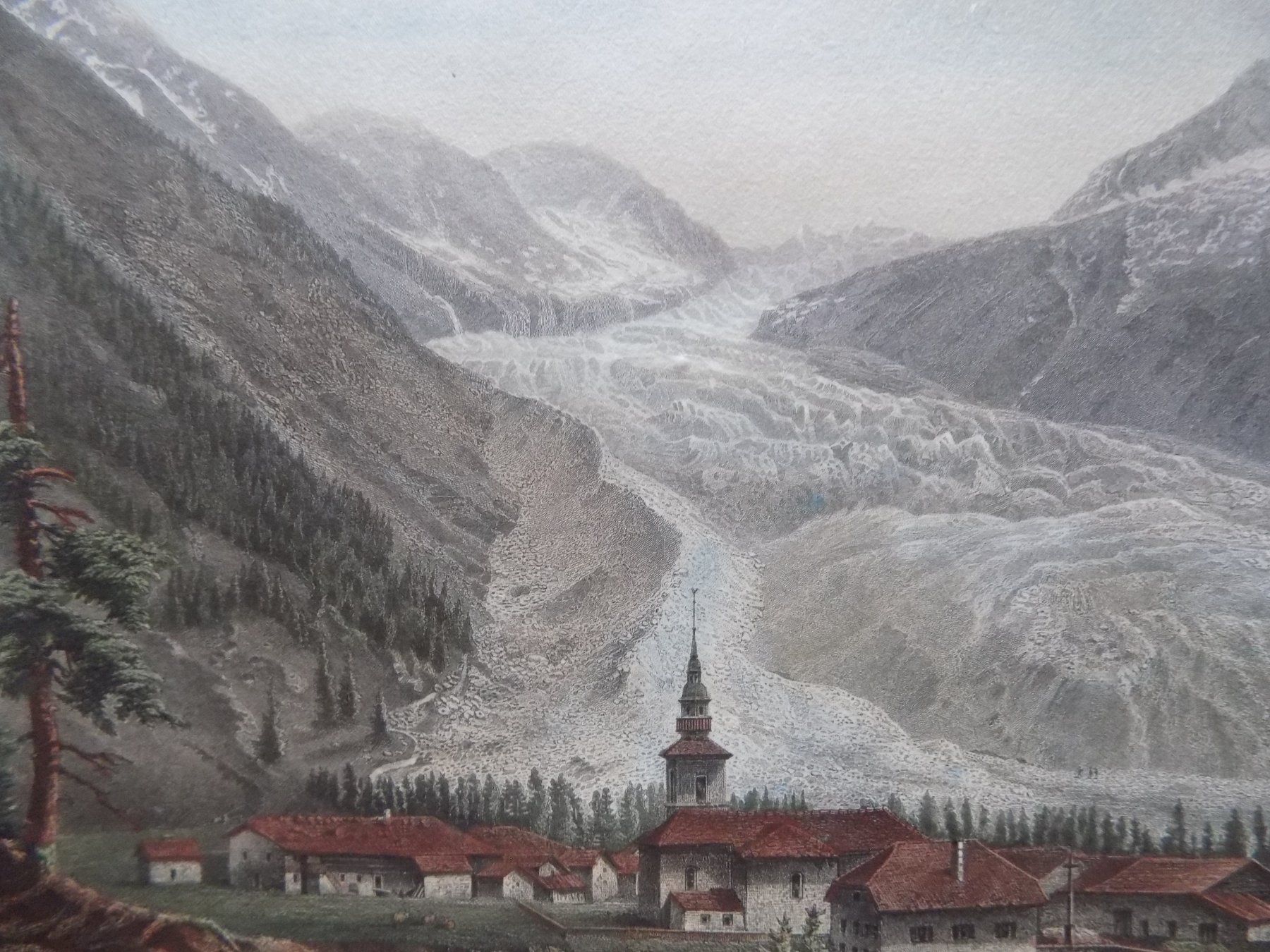 Stiche: Glacier d'Argentière – Gebraucht aus Risch von Antikfee 4