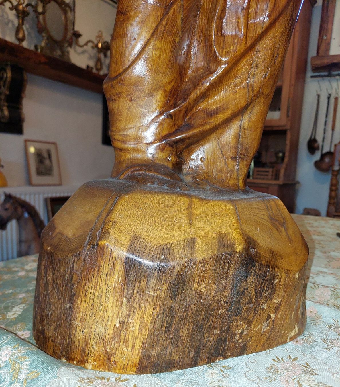 Skulpturen & Statuen: Grosse Holzskulptur im Jugendstil, Hartholz – Gebraucht aus Siblingen von rantiques 5