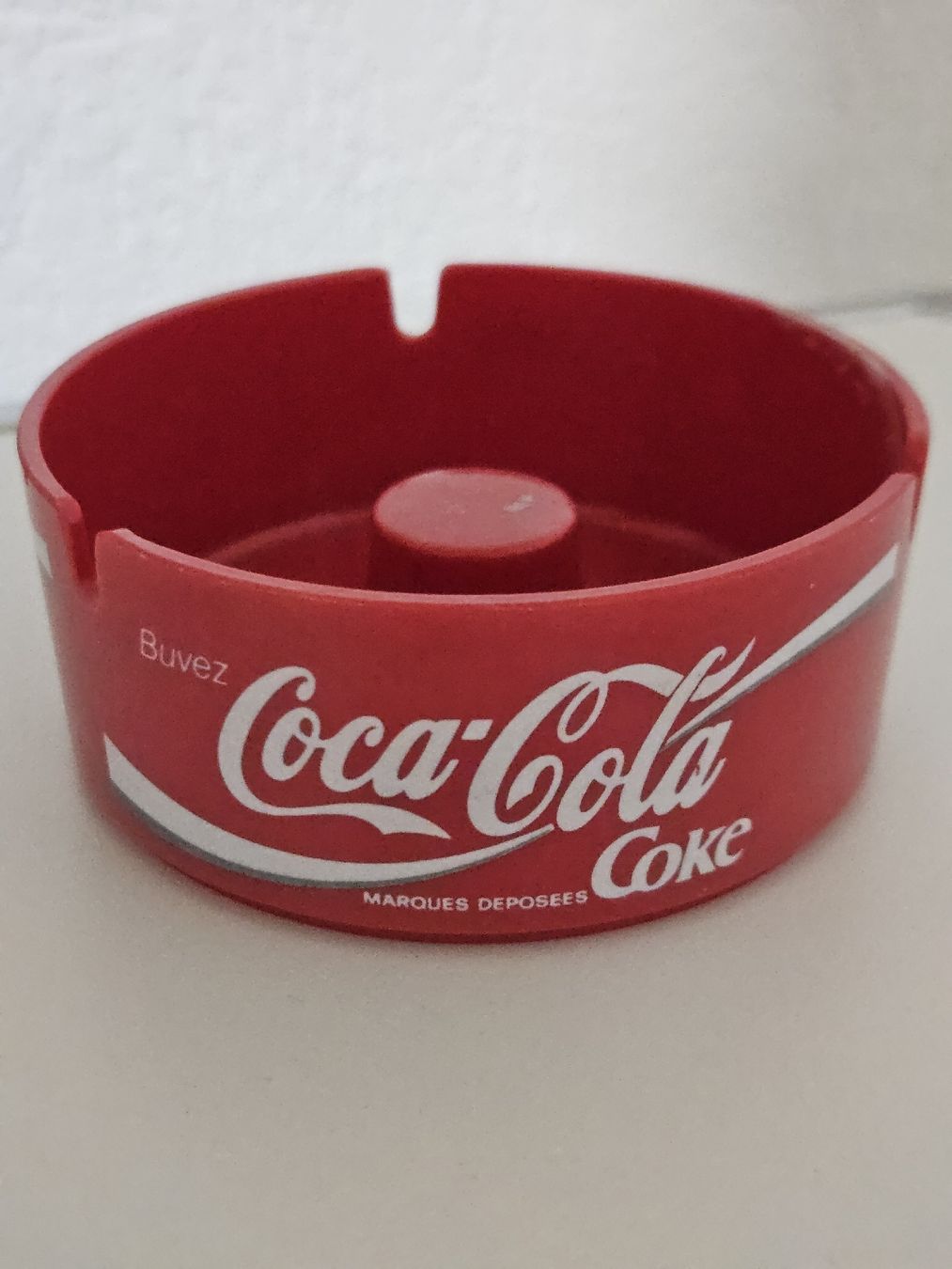 Coca-Cola Portacenere: Vintage Coca-Cola Werbeaschenbecher Rot. – Usato da Mellingen venduto da Aegert5