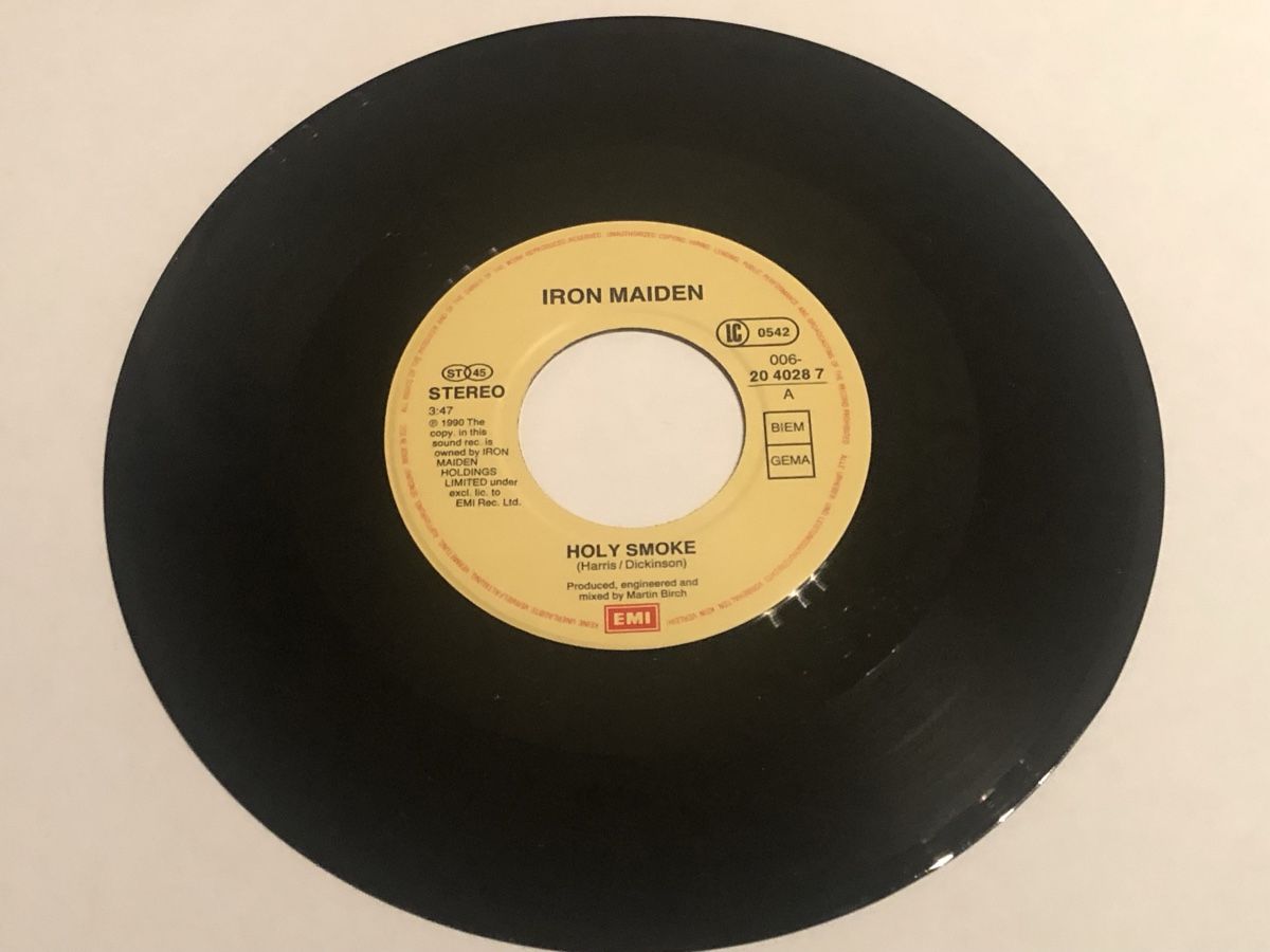 Dischi in vinile: Iron Maiden.1990. Holy Smoke – Usato da Faulensee venduto da Mizuno06 2