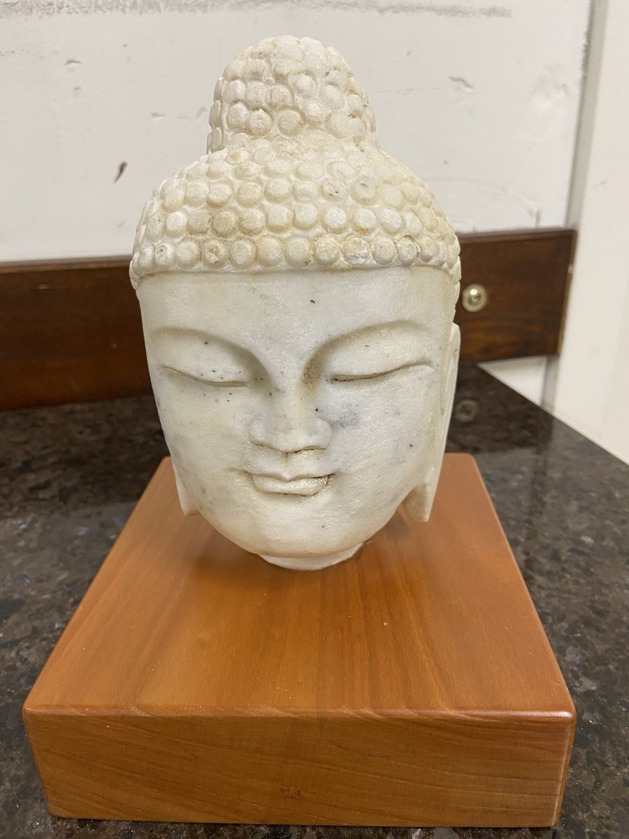 Skulpturen & Statuen: Buddha Kopf aus Marmor – Gebraucht aus Dietikon von brocki-eyra 6