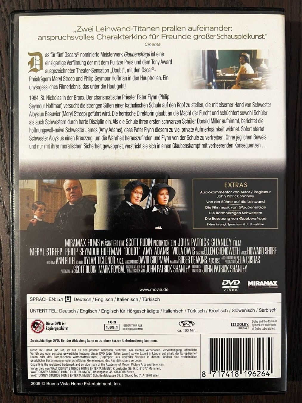 Tutti i DVDs: Glaubensfrage – Usato da Zürich venduto da FilmFreunde 1