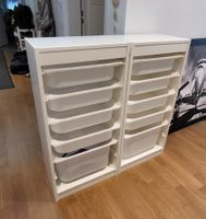 2 x Kommode weiss mit 10 Boxen gebraucht, IKEA Trofast