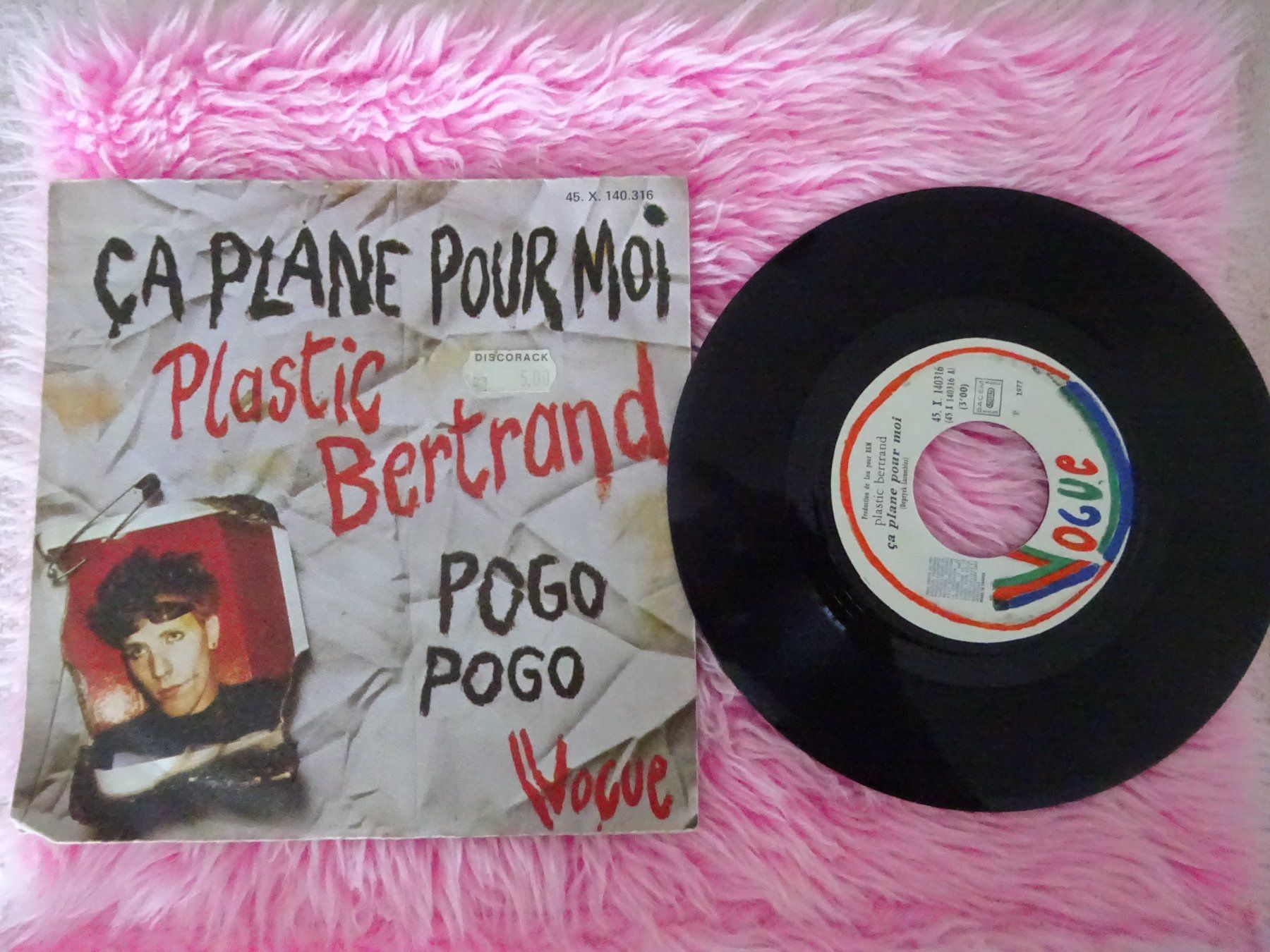 Schallplatten: PLASTIC BERTRAND ** CE PLANE POUR MOI – Gebraucht aus Luzern von xrayspex99