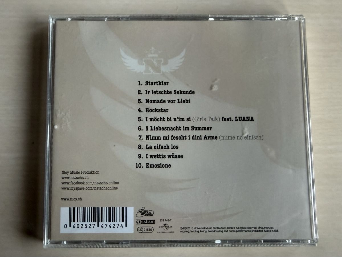 CD: Natacha - Startklar - CD Album 2010 – Usato da Oberried Brienz venduto da Chyara 1