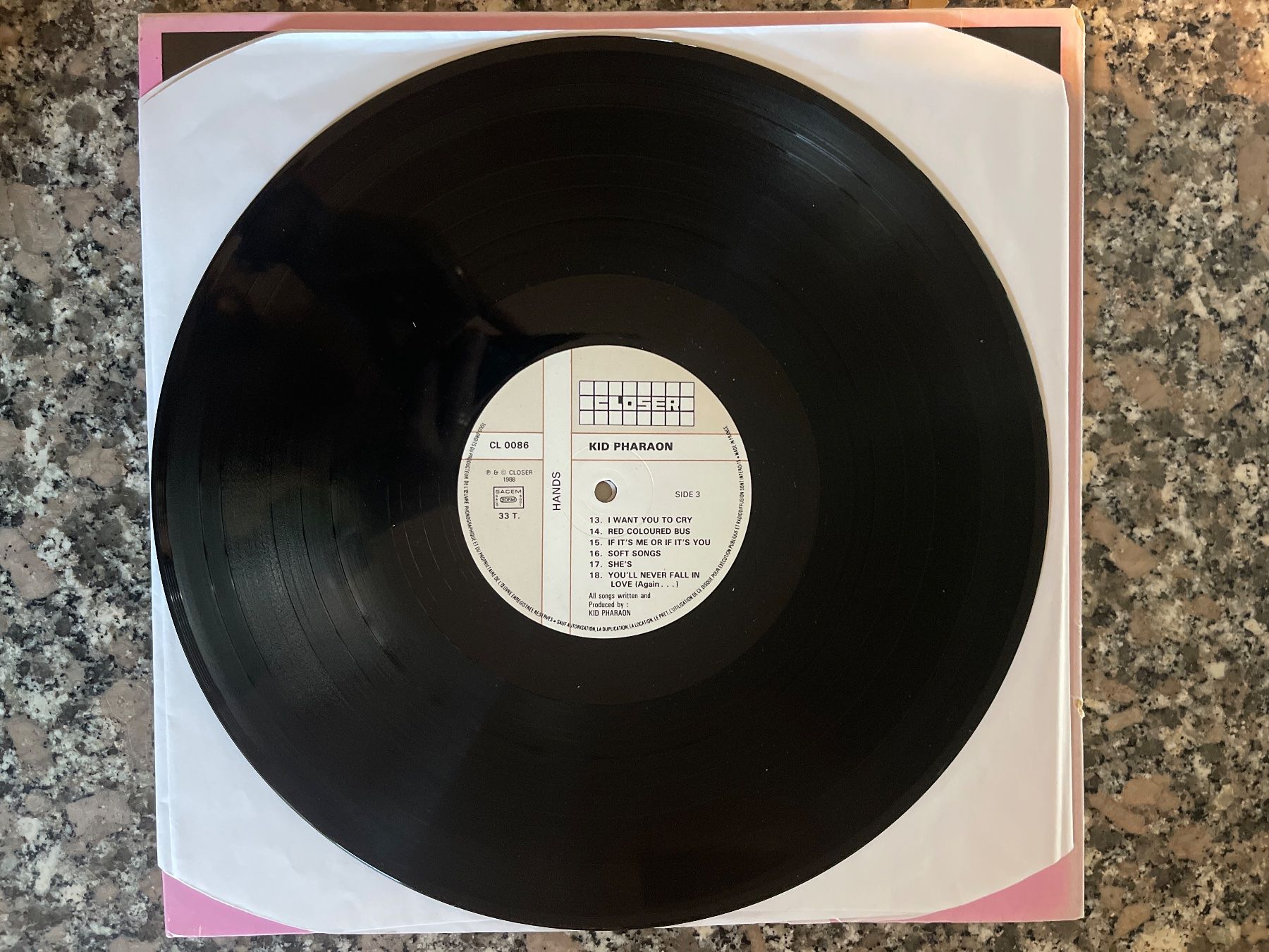 Dischi in vinile: S1546/Kid Pharaon - Hands – Usato da Frutigen venduto da Philippe_jsp 3