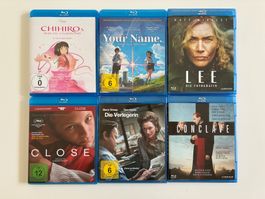6 Blu-Ray (4 Spielfilme, 2 Animationsfilme)