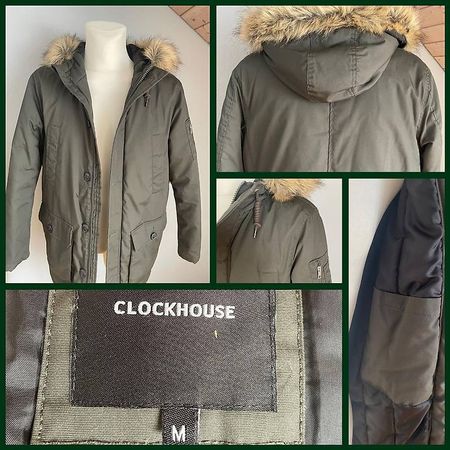 ***CLOCKHOUSE*** Winterjacke olive Gr M