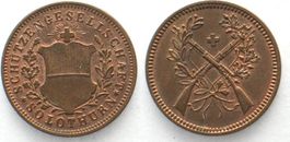 1801-1900 SOLOTHURN Schützenjeton o.J.(19.Jh.) Messing